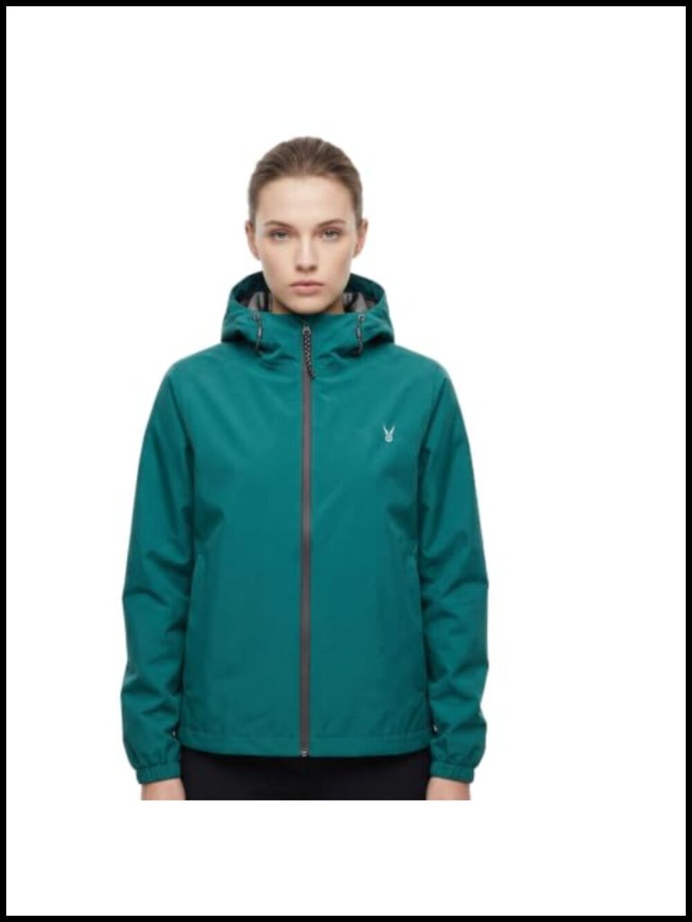 Women's Waterproof Packable Rain Jacket Hooded Mesh Lined Anorak